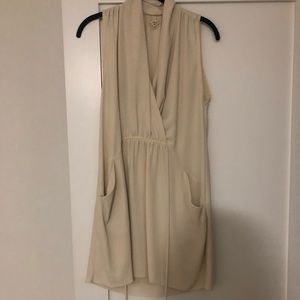 Aritzia Wilfred cream dress XS